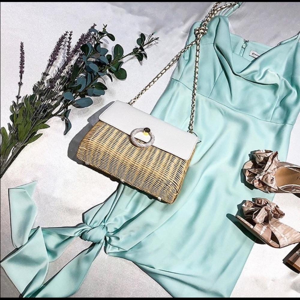 Gianni Bini Sharon Mint Cocktail Dress EUC SIZE 4